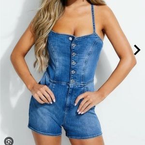 GUESS DENIM ROMPER